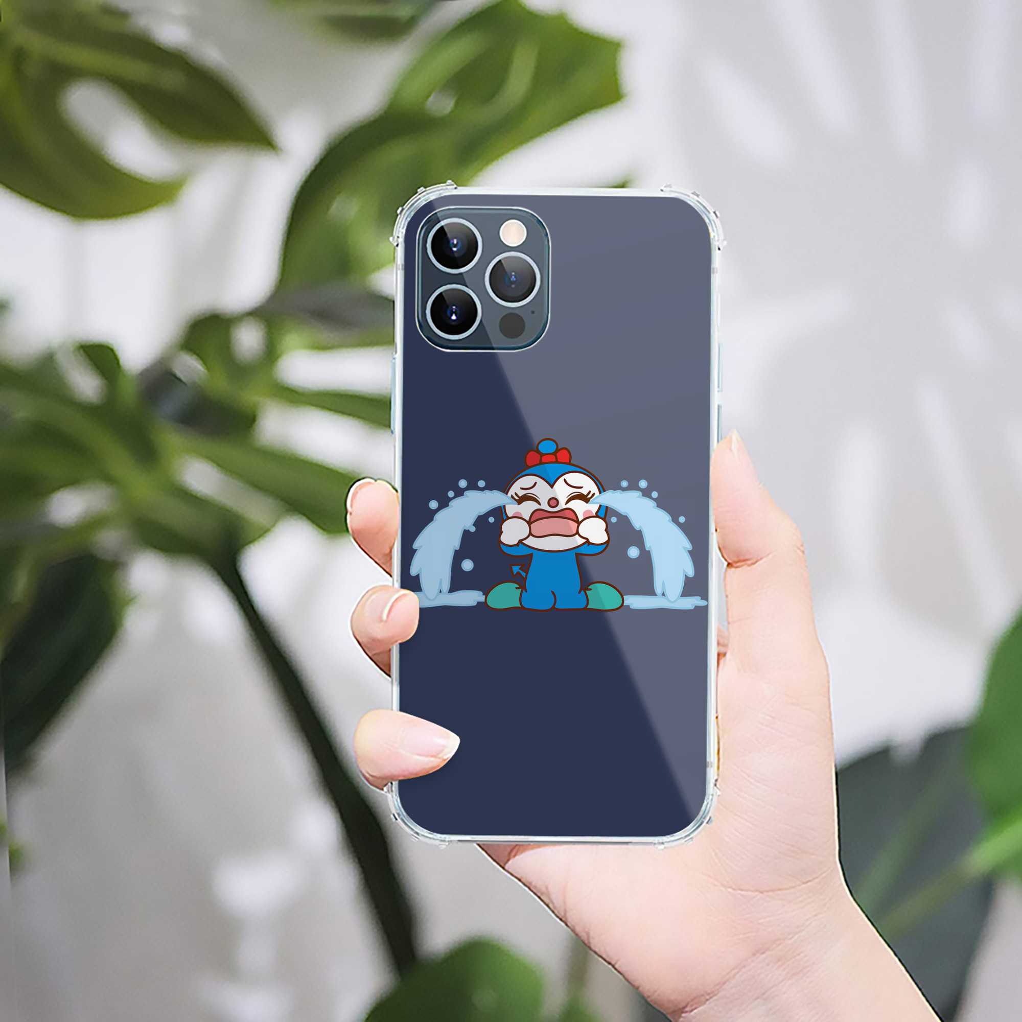 （画像用） アンパンマン Anpanman 【iPhone 12シリーズ対応】透明スマホケース（クリアソフトケース）